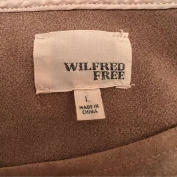 Aritzia * Wilfred Free Nori Faux Suede Shift Dress EUC L - Picture 14 of 15